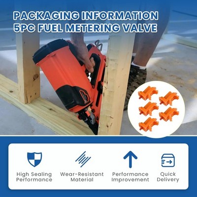 5Pcs 902272R Metering Valve For Paslode 900420 Nail Gun and Orange