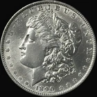 1890 P Morgan Silver Dollar Coin 90% Silver Philadelphia Mint