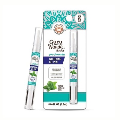 Teeth Whitening Pen,(0.06 fl oz)-20 Uses, Vegan & Gentle on Teeth Pro Formula