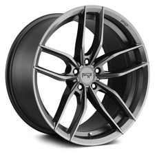 Niche M204 Vosso 5 Lug Wheels 22x10.5 40 5x127 71.5 Gunmetal Rims Set Of 4