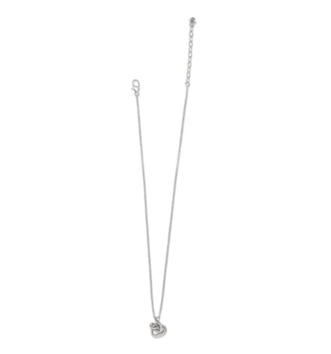 Brighton : Interlok Curve Heart Necklace