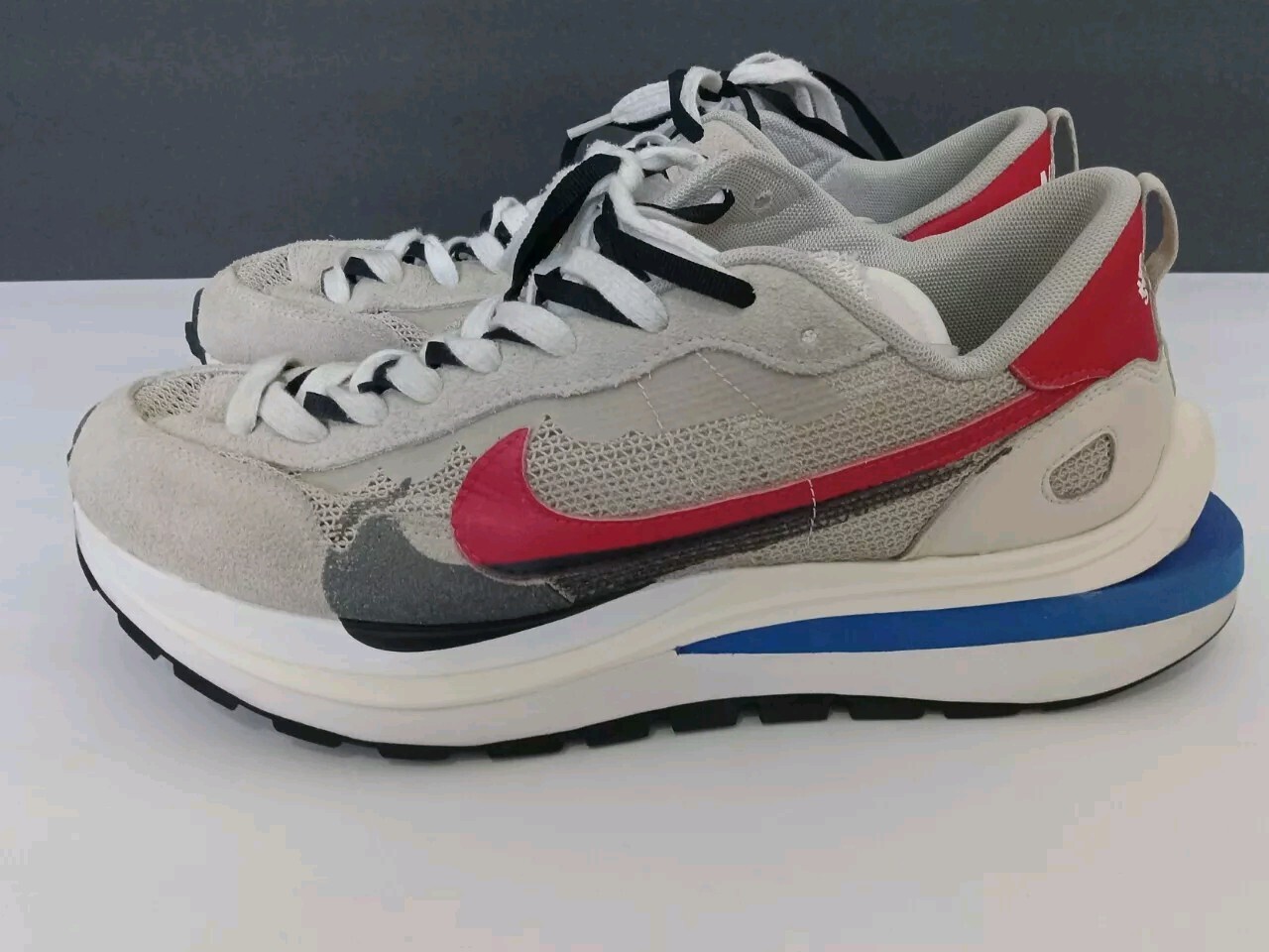 SACAI X NIKE Usate taglia 12 Nike sacai x VaporWaffle Sail (NO SUOLE)