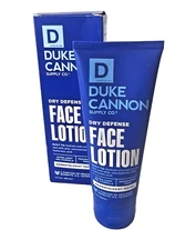duke cannon dry defense 3 oz face lotion fragrance free ultra light gel formula