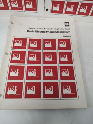 Caterpillar Electric Lift Truck Troubleshooting Series 3 Manual Modules 1, 3, 16 - Picture 4 of 10