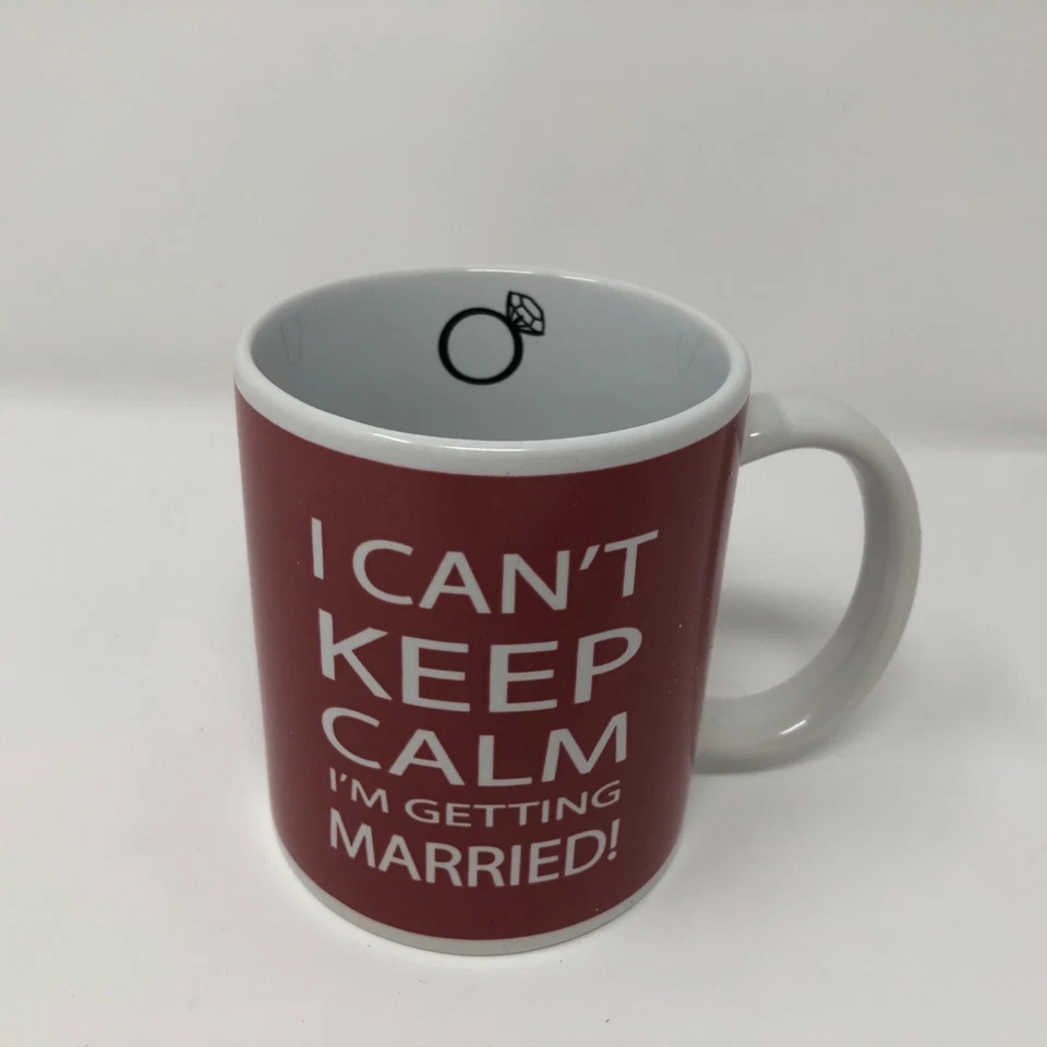 Taza de porcelana I Can't Keep Calm I'm Getting Married Foto 2 de 4