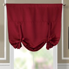 Stanton Tie Up Shade Window Curtain Blackout Weave Rod Pocket 1PC