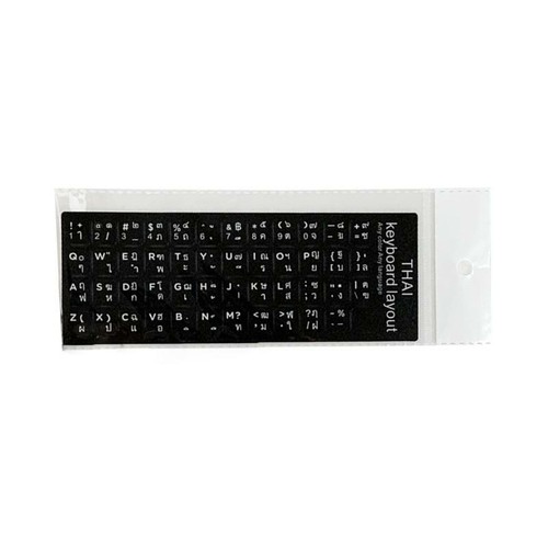 Thai Keyboard Stickers Button Letters Alphabet Super Durable for Laptop Desktop - Picture 9 of 9