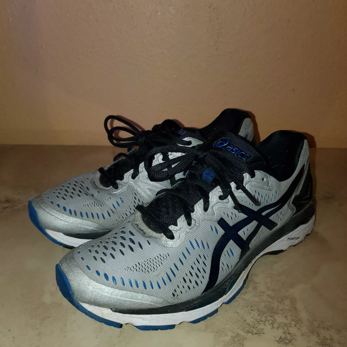 ASICS GEL Kayano Grey style T648 size 8 blue dynamic duomax eBay