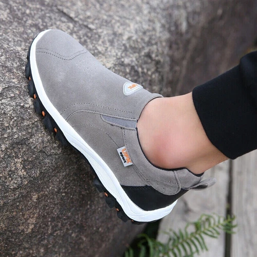 Mens Casual Breathable Loafers Shoes Running Walking Slip on Sports Sneakers Gym - Bild 11 von 49