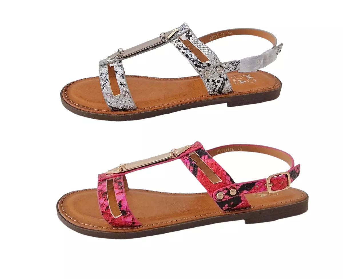 Moda in pelle flip flops 2025