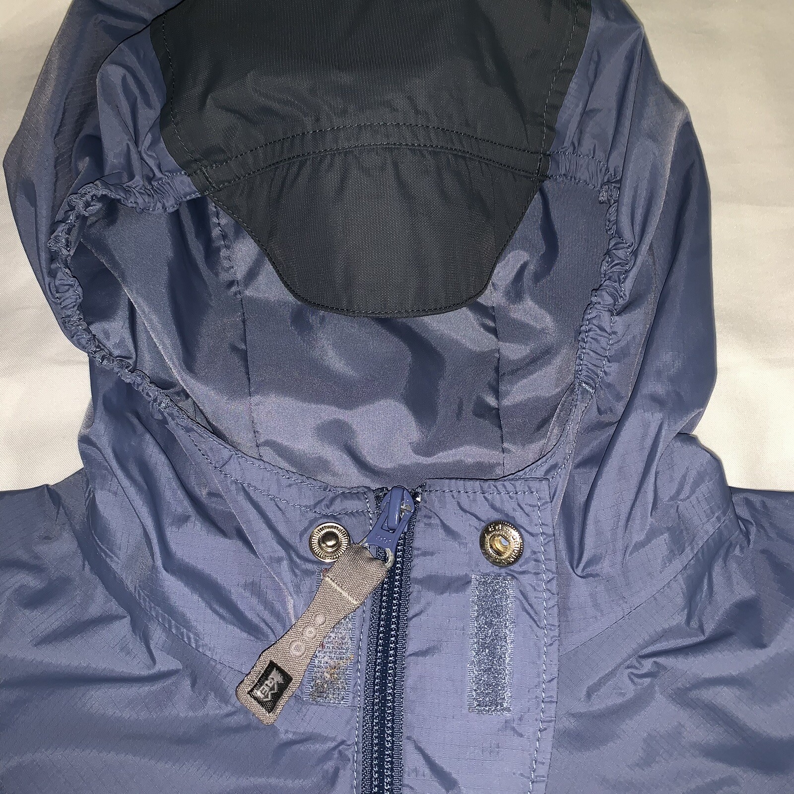 REI Waterproof Hooded Jacket E1 Elements Full Zip Blu… Gem