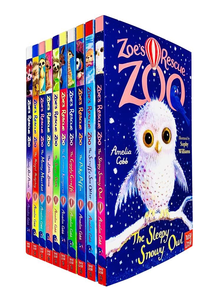 Zoes Rescue Zoo Series 2 Collection 10 Books Set By Amelia Cobb Sleepy Snowy Owl