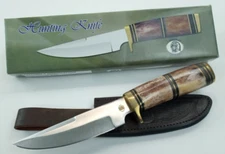 New Chipaway Cutlery Hunting Knife GW-3587BRB Beautiful Bone Handle w/ Sheath