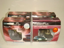 NEW LOT OF 4 PAIRS PHILIPS 9006VPS2, VISION PLUS, 12V, 55W, HALOGEN CYCLE BULBS,