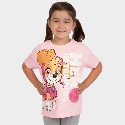 PAW Patrol Mädchen T-Shirt | kurzärmeliges Mädchen Top | Paw Patrol T-Shirt