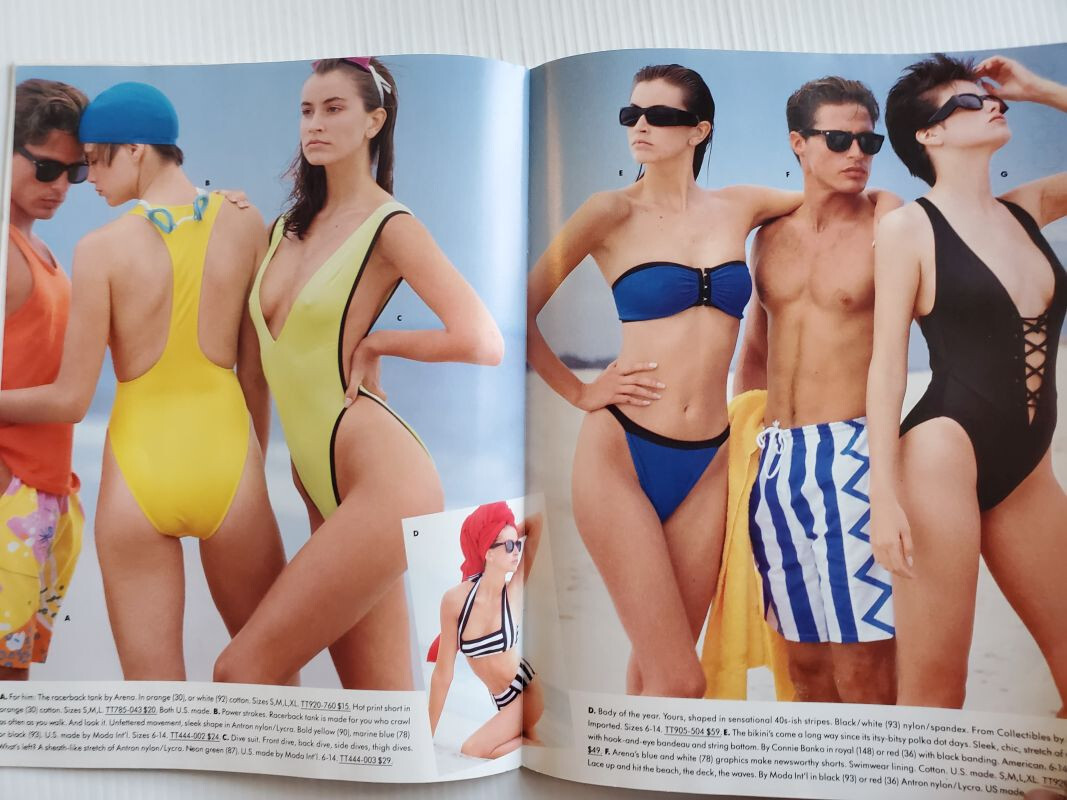 1987 RESORT Victoria's Secret Catalog Maylen Pierce Tracy Toon