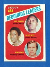 1971 Topps Basketball #150 ABA Rebounds Leaders NM-MT Mel Daniels