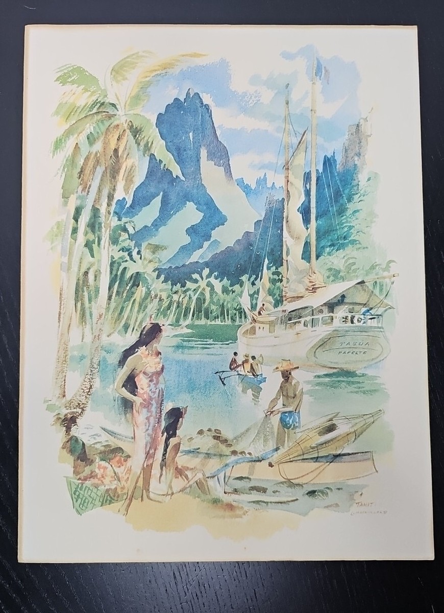マトソンライン メニュー matson lines 1958 Vintage 1958 Matson Lines Cruise Ship California to Hawaii 3