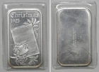 B340  Vtg 1973 Christmas Joy to the World 1 oz .999 Silver Art Bar, Madison Mint