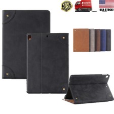 For iPad 2/3/4/5/6/7/8/9th Generation 9.7/10.2" Leather Stand Case Smart Cover