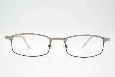 Brille Amor LOGO 789 Silber Schwarz Eckig Brillengestell eyeglasses Neu