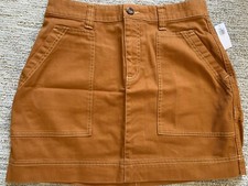 Old Navy Utility Skirt Size 6 Rust New with Tags