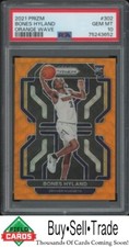 2021  Panini Prizm 302 Bones Hyland Orange Wave Rookie Prizm #/60 PSA 10