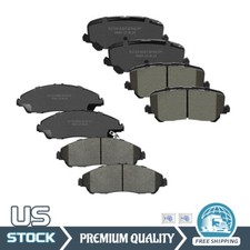 Front & Rear Ceramic Brake Pads for Acura MDX 2017 - 2023 Honda Ridgeline Pilot