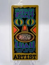 KROQ FM 5th Annual Weenie Roast & Luau 1997 ARTIST Access Laminate