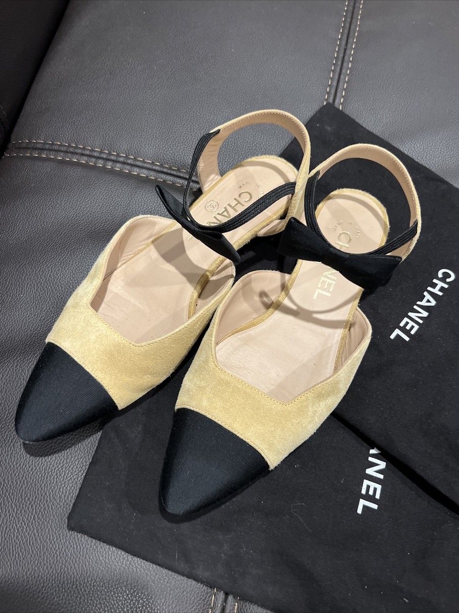 Chanel Suede/Leather Mary Jane With A Bow Shoes Size 36.5 | eBay Chanel Suede/Leather Mary Jane With A Bow Shoes Size 36.5 | eBay