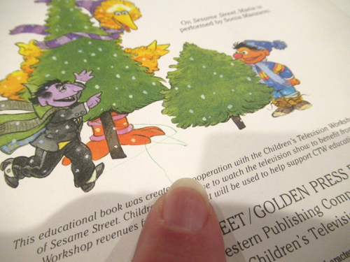 I Can't Wait Until Christmas! Sesame Street Big Bird, c. 1989 - Picture 8 of 13