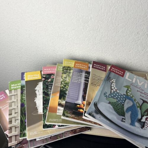Martha Stewart Living Magazine 1997 Lot 10 Recipe Cards Feb thru December