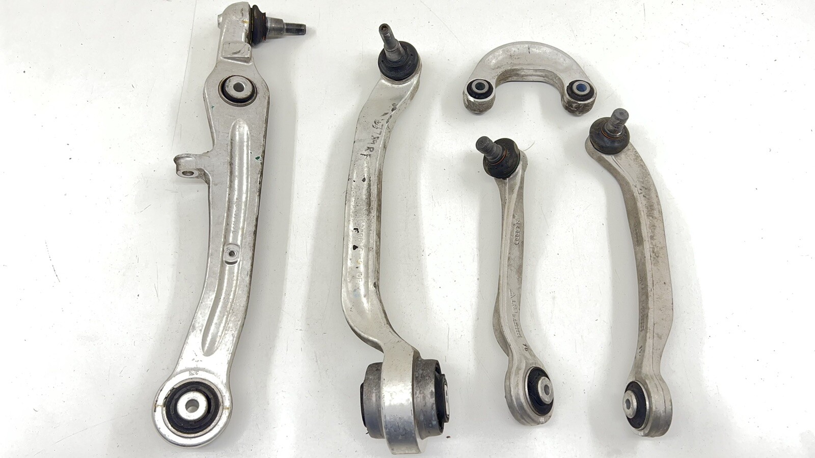 13-18 BENTLEY FLYING SPUR W12 PASSENGER RIGHT FRONT CONTROL ARM SET OF 5 OEM
