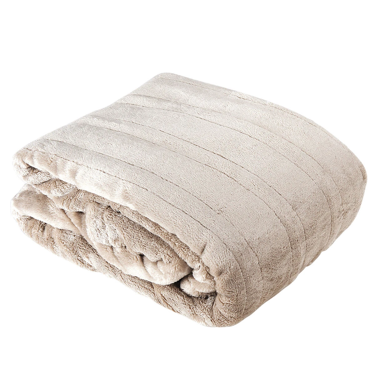 Westerly Electric Heated Throw Blanket, Beige | eBay