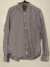 Men's Med H M Label Of Graded Goods Dark Blue Button Down Long Sleeve Shirt