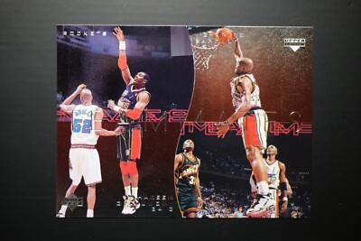 1997-98 Upper Deck Teammates #T19 Hakeem Olajuwon #T20 Charles Barkley Rockets