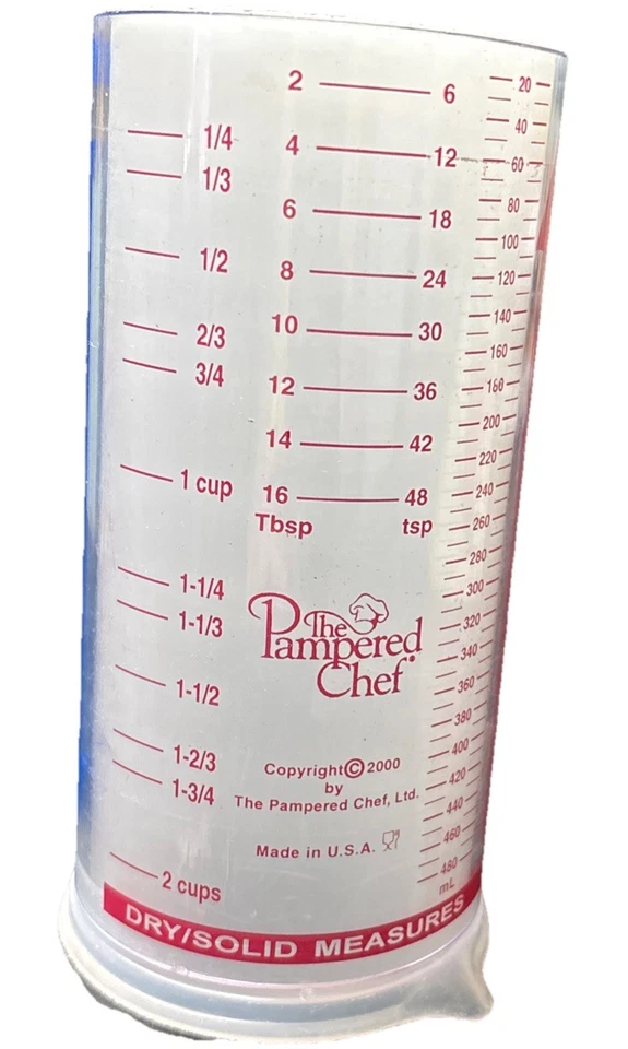 Vintage The Pampered Chef Measure All Cup For Liquid Dry and Solid Ingredients - Image 2 of 4