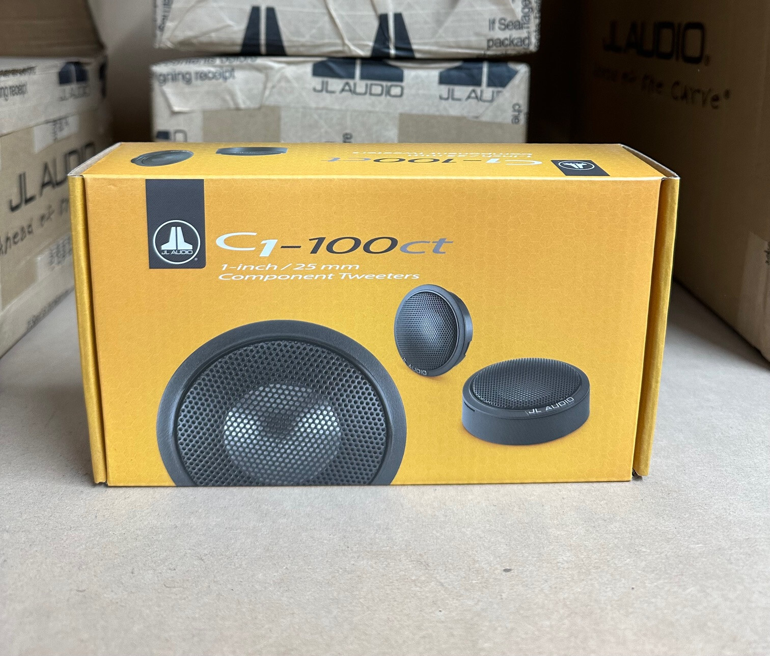 JL AUDIO Car / Van Tweeters Speakers 150 Watts Aluminium Dome Set Pair C1-100CT