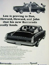 1964 Plymouth Barracuda Original Print Ad-8.5 X 11 1964 Plymouth Barracuda Original Print Ad-8.5 X 11