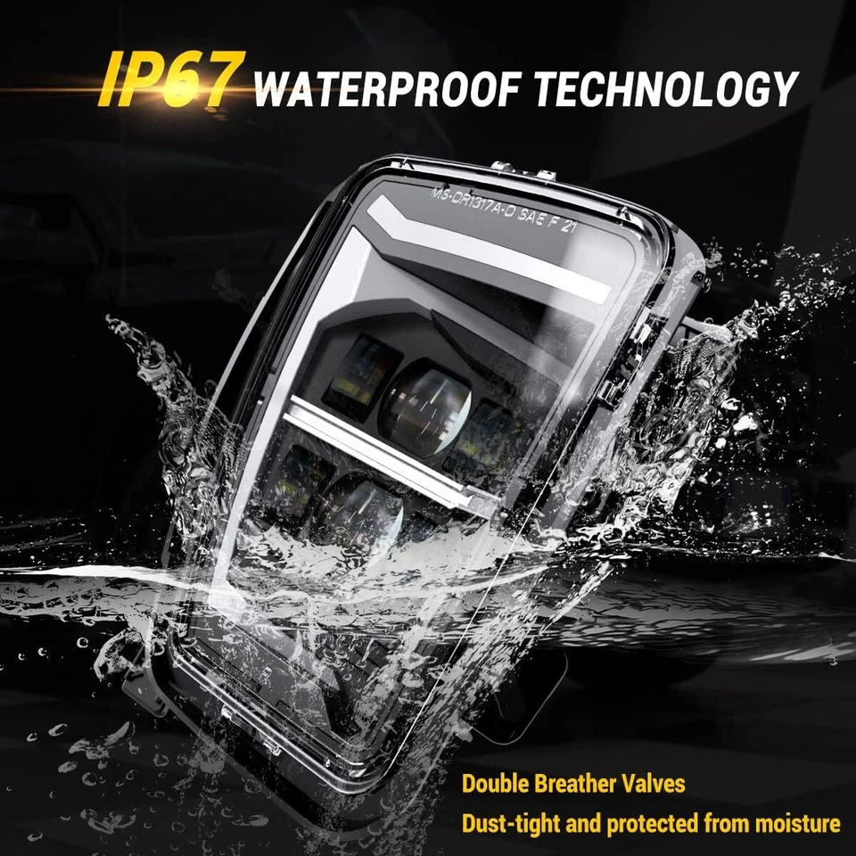 Luces antiniebla LED DRL parachoques negras para Dodge Ram 1500 2013 2014 2015 2016 2017 Foto 4 de 4