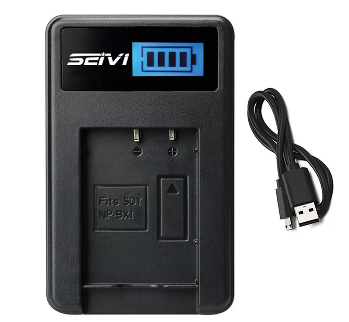 Battery Charger For Sony ZV-1, ZV1, ZV-1/B, ZV-1F, ZV1F, ZV-1F/B