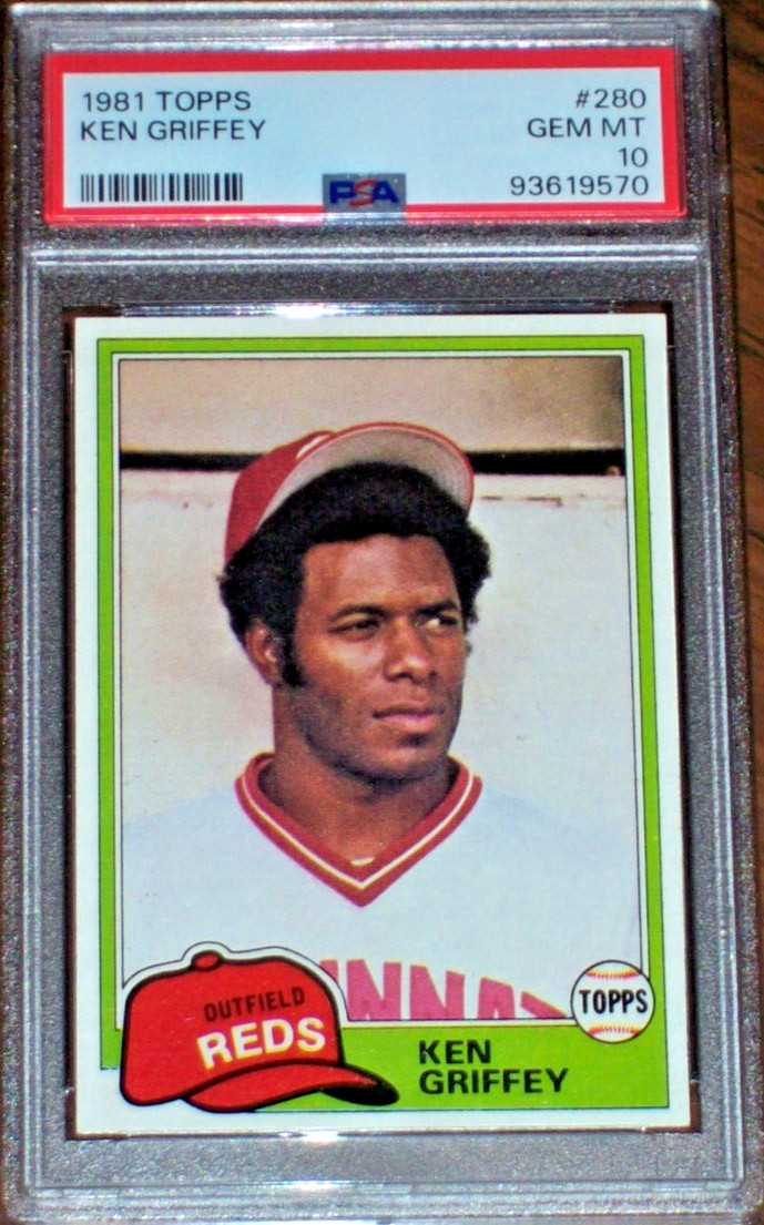 1981 Ken Griffey #280 Topps PSA 10 Cincinnati Reds