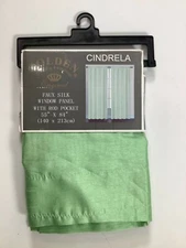 Golden Original Sage Cindrela Faux Silk Window Panel W/Rod Pocket 55x84 NEW!