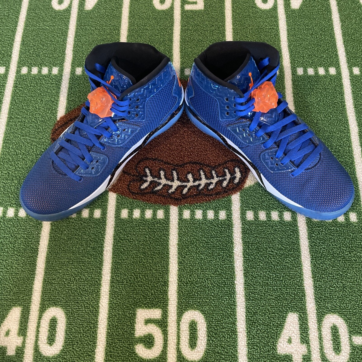 Jordan Spike Forty PE Game Royal Knicks 2015 807541-405 Men's Sz