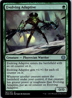 MTG Evolving Adaptive FOIL UC (167) Phyrexia: All Will Be One M/NM