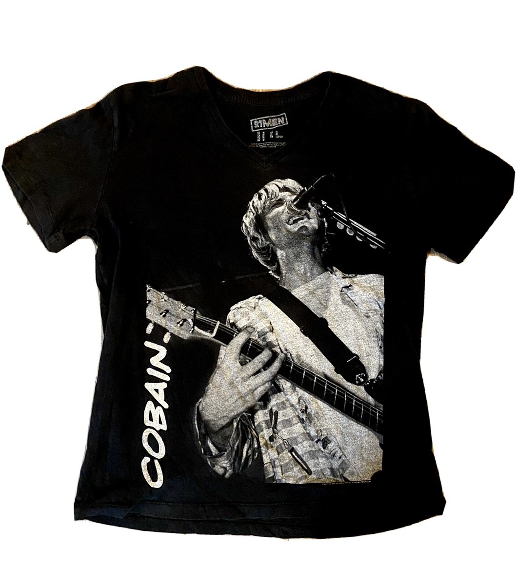 Kurt Cobain NIRVANA ビンテージ Tシャツ 黒 VINTAGE NIRVANA KURT COBAIN TEE SHIRT 90s SIZE 2XL MADE IN