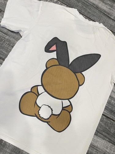 Moschino Shirt Herren weiß T-Shirt Playboy modern selten Couture übergroß Größe XS - Bild 10 von 12