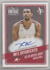 2021-22 Onyx Vintage Auto Keita Bates-Diop #VAKB Auto 18uq