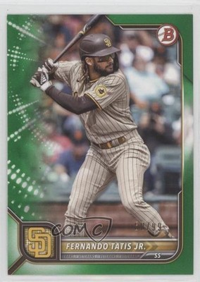 2022 Bowman Green Border /99 Fernando Tatis Jr #34 o7m
