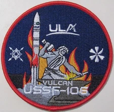 VULCAN USSF-106 SPACE MISSION PATCH ULA 1st NATIONAL SECURITY LAUNCH USSF